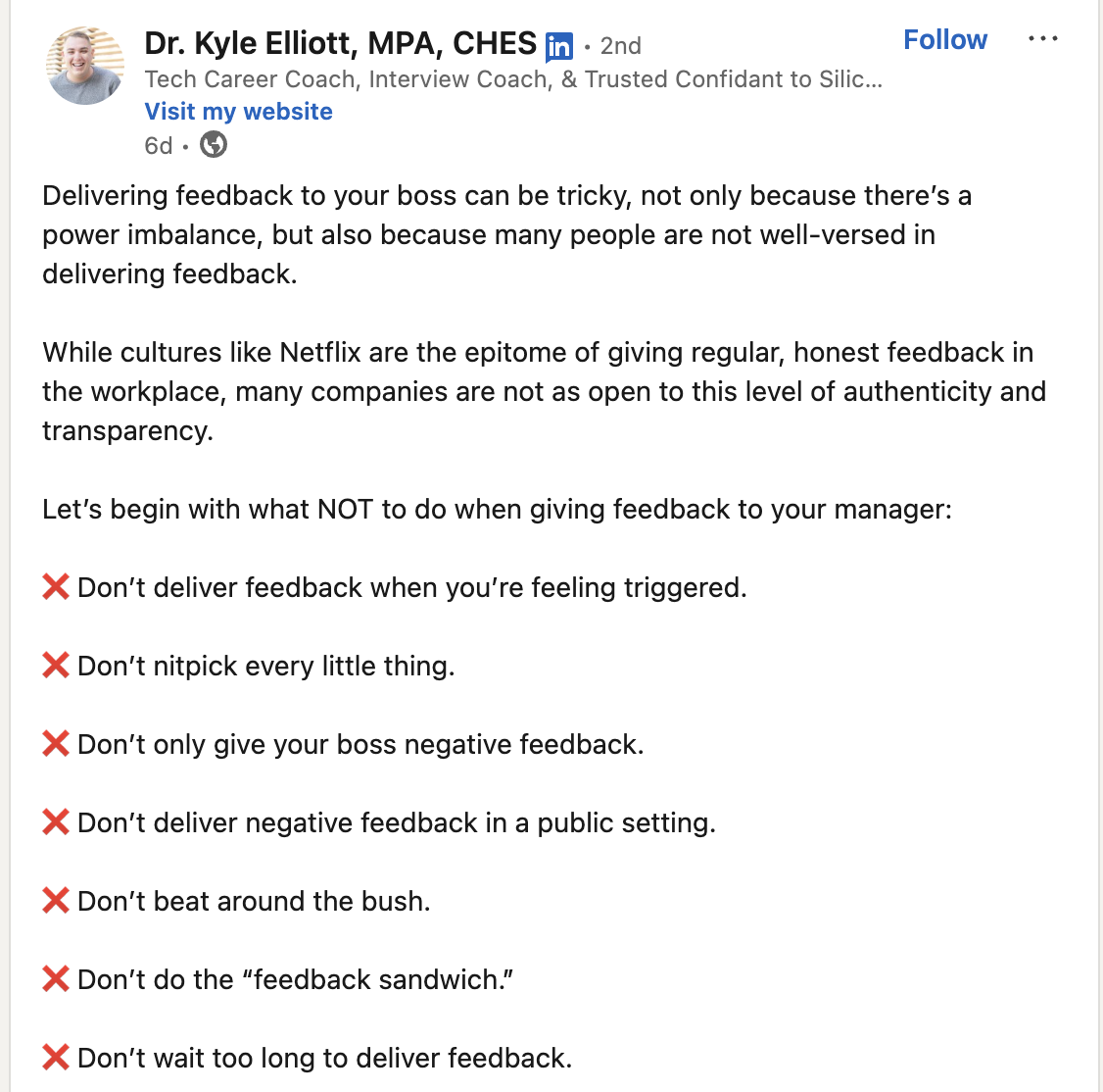 Feedback Feedback